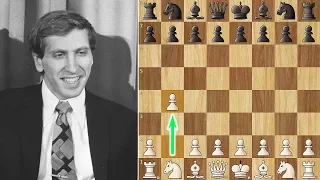 Bobby Fischer plays 1.b4!
