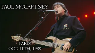 Paul McCartney - Live in Paris (October 11th, 1989)