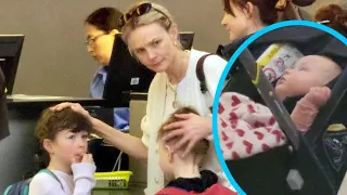 Carey Mulligan Masters Mom Mode At LAX While Toting New Baby