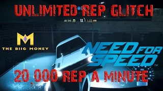 Need For Speed 2015 Glitches - NFS UNLIMITED Rep Glitch - 20,000 REP PER MIN