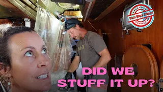 Fibreglass FAIL What not to do when fibreglassing? LOTS Boat work | Ep 311