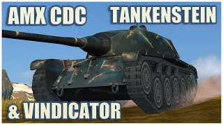 AMX CDC, Tankenstein & Vindicator UM • WoT Blitz Gameplay