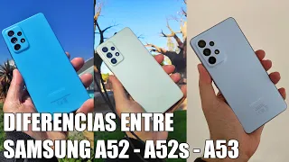 Diferencias entre el Samsung A52, A52s y A53 - Cual Vale Mas la Pena?