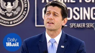 Former House Speaker Ryan blasts Trump in speech to Republicans
