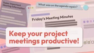 How to Be Productive in a Project Meeting