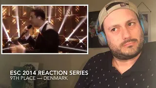 ESC 2014 Reaction to -9th Place- DENMARK!