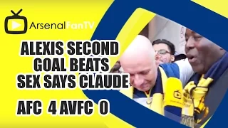 Alexis Second Goal Beats Sex Says Claude  | Arsenal 4 Villa 0 | FA Cup Final