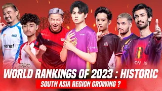 WORLD'S BEST TEAMS RANKINGS OF 2023: HISTORIC 23 RANK TO TOP RANK | BEST TOP 10 TEAMS | WHO IS NO 1?