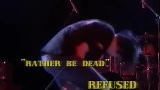 Refused Rather Be Dead Live Hultsfredsfestivalen Hultsfred 13 jun 1996