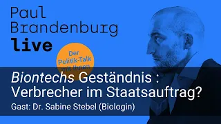 #37 - Biontechs Geständnis: Verbrecher im Staatsauftrag? Gast: Sabine Stebel