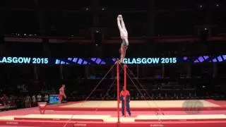 NIN REYES Audrys (DOM) - 2015 Artistic Worlds - Qualifications Horizontal Bar