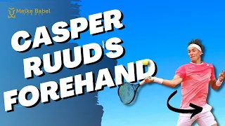 ATP #2 Casper Ruud Tennis Forehand: What you can learn from it