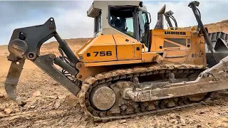 Liebherr Dozer TEARS UP THE SOIL #bulldozer #dozer #liebherr #caterpillar #komatsu #howtomake