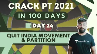 Day 24 : Quit India Movement and Partition | GS Revision Course | Gautam Lakhani | Rank Secure IAS