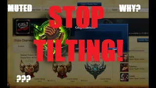 How to Stop Tilt & Inting or Griefing Teammates to Gain LP in LoL | Izento's Inclination