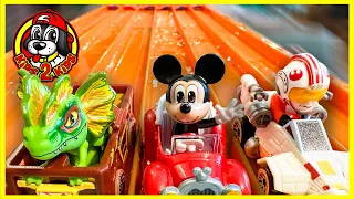 Hot Wheels RACERVERSE 💦 FISHTANK FALL WATER RACE