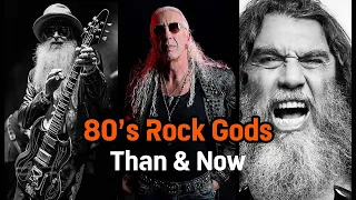 80s Rock gods Than & now | Part 2