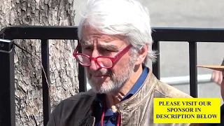 Sam Waterston attends Jane Fonda's Fire Drill Friday Protest in San Pedro