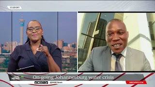 Johannesburg water crisis I Mayor Kabelo Gwamanda updates on the situation