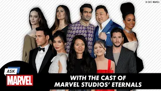 The Cast of Marvel Studios’ Eternals Answer YOUR questions! | Ask Marvel