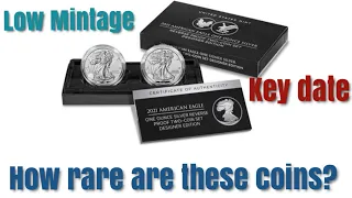 How rare is the 2021 American Silver Eagle Reverse Proof Two-Coin Set? The Key date for the series!