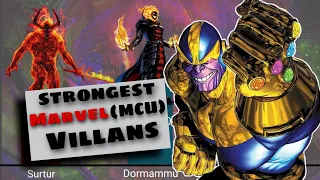 Top 25 strongest marvel (MCU) villains power level.