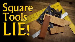 Squares go out of square. How to fix wood, plastic, and metal squares.