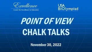 USABO Clubs' POV CHALK TALKS - “Pursuing biology from high school to MD/PhD program”