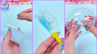 *DIY satisfying nano tape bubble ASMR*🌹❤️🍄😱🫧 Viral Nano tape fidget #shorts #youtubeshorts #nanotape