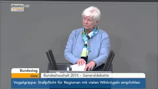 Bundestag: Debatte zum Etat des Bundeskanzleramtes am 26.11.2014