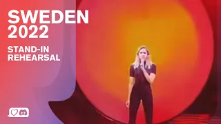 Stand-In Rehearsal - Eurovision 2022 - Sweden - Cornelia Jakobs - Hold Me Closer (Partly)