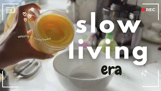 Slow living era | ice cream making, cooking