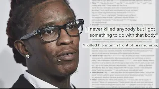 Lyrics used for evidence in case against Atlanta rappers, Young Thug gang incidtment