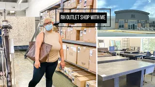 RESTORATION HARDWARE OUTLET SHOP WITH ME // MARYLAND