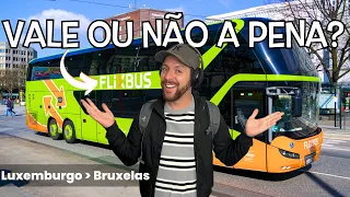 Como é viajar com a FlixBus na Europa | De Luxemburgo até Bruxelas