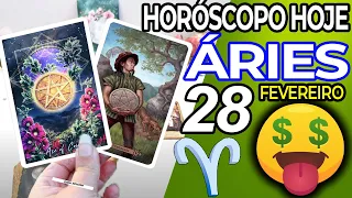 🤑 VOCÊ VAI GANHAR UM PRÊMIO 🤑 Horoscopo do dia de hoje ÁRIES 28 FEVEREIRO 2023♈️tarô Áries 28