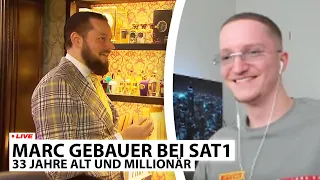 Justin reagiert auf "Marc Gebauer bei SAT.1" | Live - Reaktion