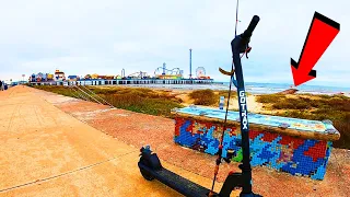 JETTY HOPPING and FISHING on the GALVESTON SEAWALL