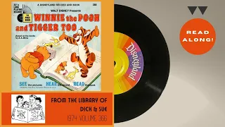 Winnie the Pooh and Tigger Too (1974) | Disneyland Little Long-Playing Record 366 | Read-Along