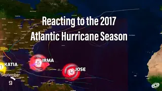 Reacting to the 2017 Atlantic Hurricane Season animation