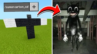 How To Summon Cartoon Cat in Minecraft PE!