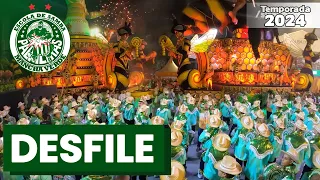 Mancha Verde 2024 | Desfile | Samba ao vivo - #DesfileLIGASP24