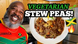 How to make Vegetarian STEW PEAS! | Deddy's Kitchen