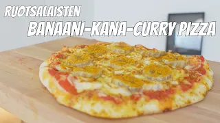 Testataan Ruotsalaisten Banaani-Kana-Curry Pizza