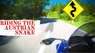 Yamaha R1 2020 Riding the AUSTRIAN SNAKE [RAW Onboard]