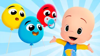 Baby Colorful Balloons | Learn with Cuquin