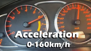 Mazda 6 MPS Acceleration 0-160km/h (Mazdaspeed 6) [4K]