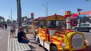 Take a walk with us around beautiful Corralejo new town, on Fuerteventura, Canary Islands, Spain.