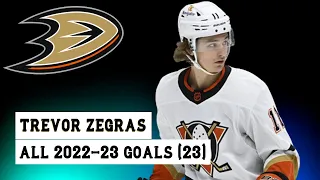Trevor Zegras (#11) All 23 Goals of the 2022-23 NHL Season