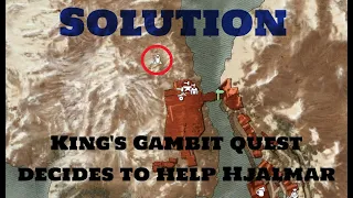 Witcher 3 - How to reach the unavailable Place of Power in Skellige (King's Gambit quest)